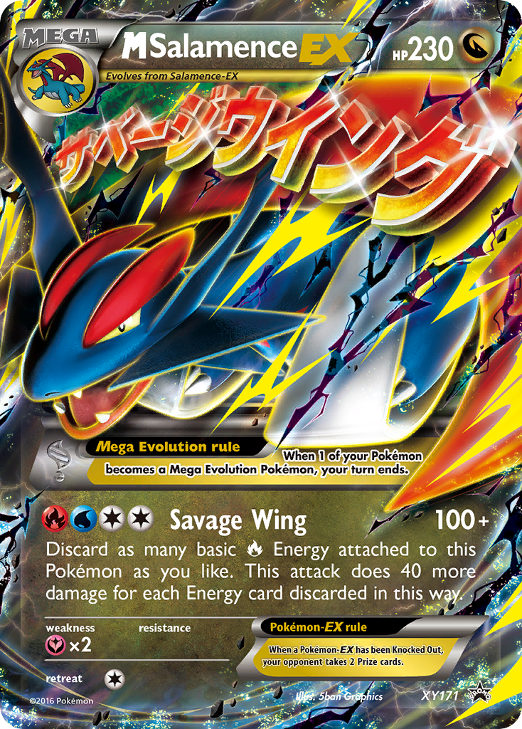 M Salamence EX (XY171) [XY: Black Star Promos] | Gamers Paradise