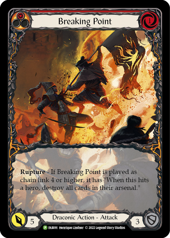 Breaking Point (Extended Art) [FAB091] (Promo)  Rainbow Foil | Gamers Paradise