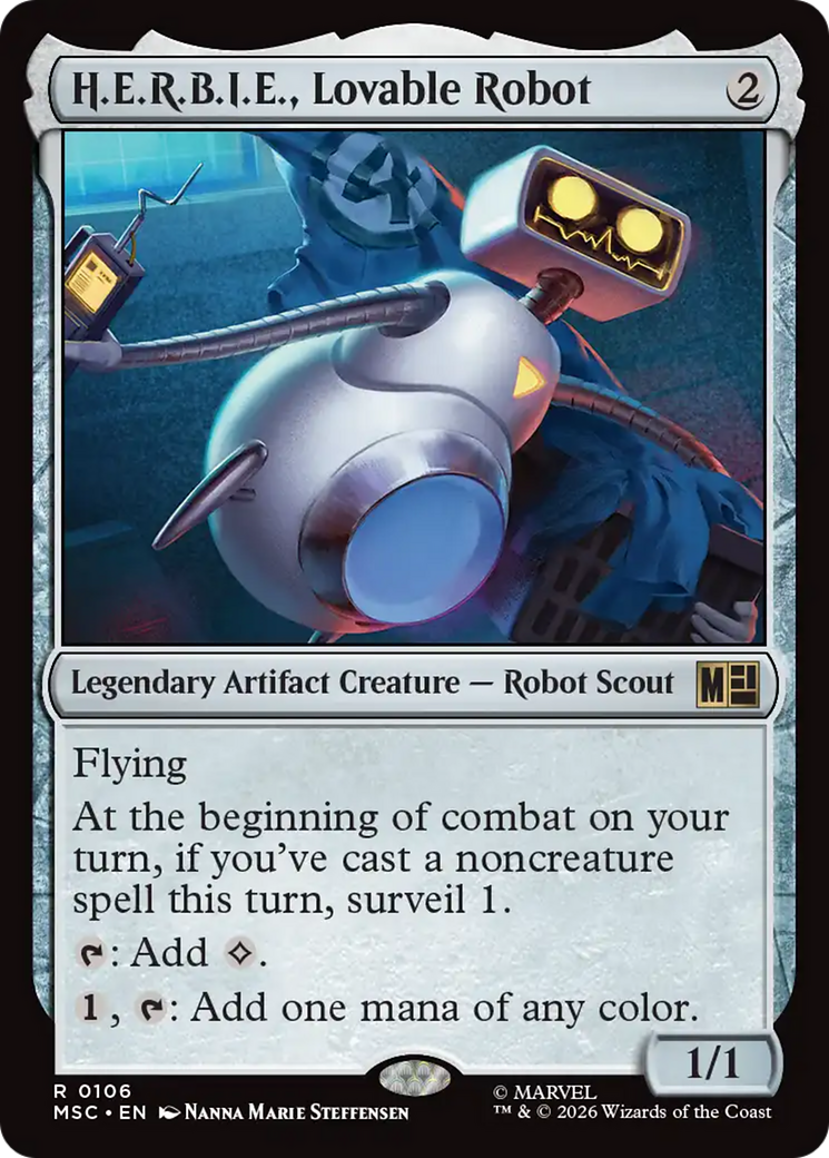 H.E.R.B.I.E., Lovable Robot (Surge Foil) [Marvel Super Heroes Commander] | Gamers Paradise