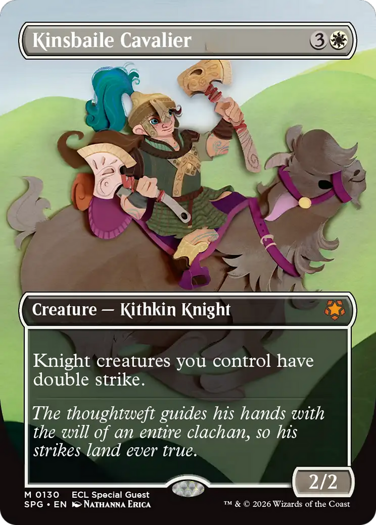 Kinsbaile Cavalier (Borderless) [Lorwyn Eclipsed Special Guests] | Gamers Paradise