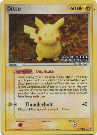 Ditto (39/113) (Stamped) [EX: Delta Species] | Gamers Paradise