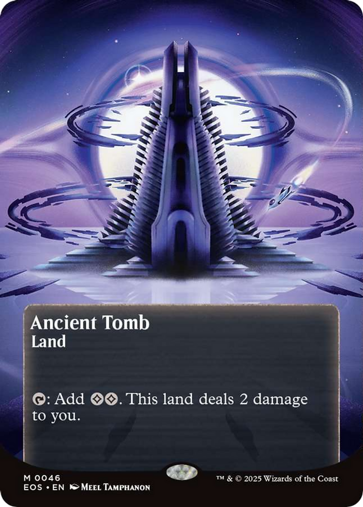 Ancient Tomb (0046) (Borderless) [Edge of Eternities: Stellar Sights] | Gamers Paradise