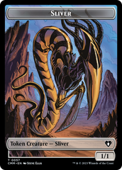 Sliver Army // Sliver Double-Sided Token [Commander Masters Tokens] | Gamers Paradise