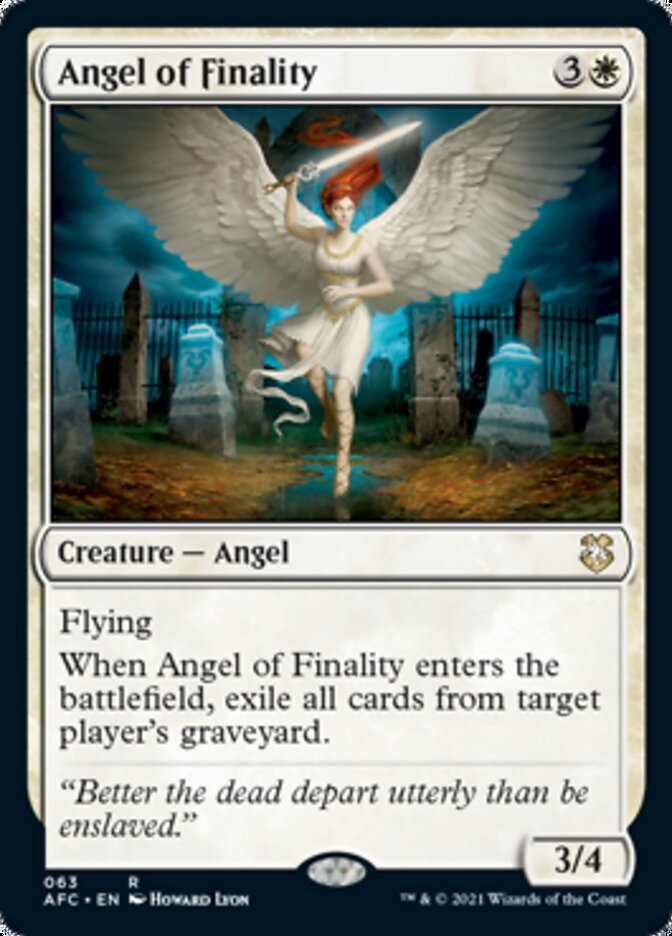 Angel of Finality [Dungeons & Dragons: Adventures in the Forgotten Realms Commander] | Gamers Paradise