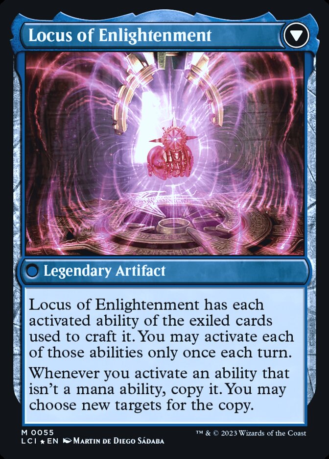 The Enigma Jewel // Locus of Enlightenment [The Lost Caverns of Ixalan Prerelease Cards] | Gamers Paradise