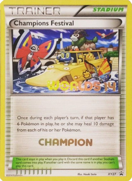 Champions Festival (XY27) (2014 Champion) [XY: Black Star Promos] | Gamers Paradise