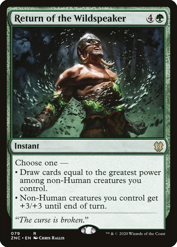 Return of the Wildspeaker [Zendikar Rising Commander] | Gamers Paradise
