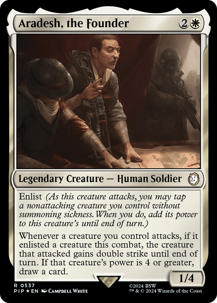 Aradesh, the Founder (Surge Foil) [Fallout] | Gamers Paradise