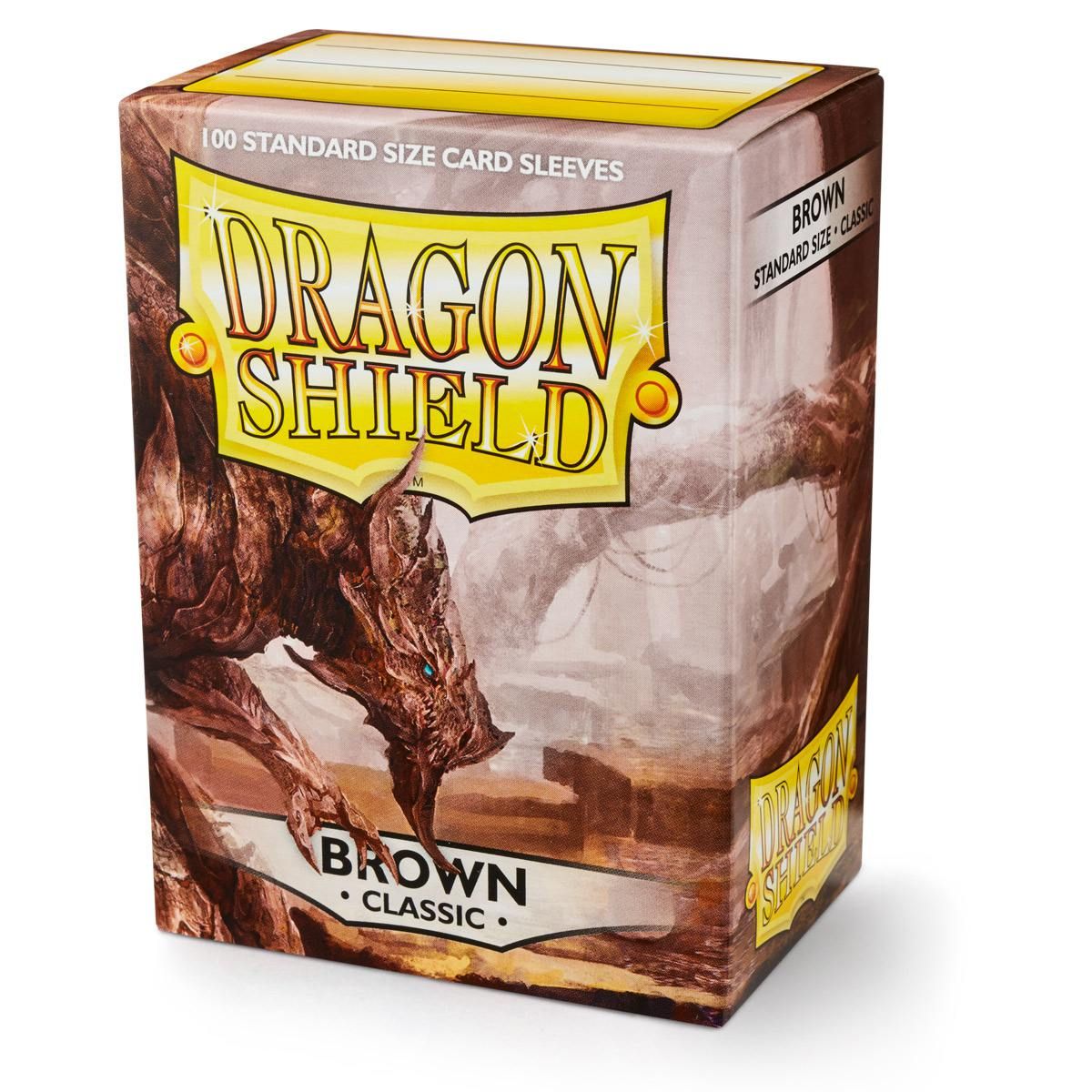 Dragon Shield: Standard 100ct Sleeves - Brown (Classic) | Gamers Paradise