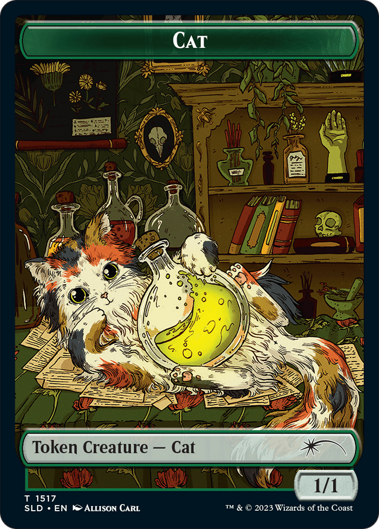 Dog // Cat Double-Sided Token [Secret Lair Commander Deck: Raining Cats and Dogs Tokens] | Gamers Paradise