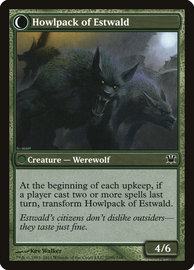 Villagers of Estwald // Howlpack of Estwald [Innistrad] | Gamers Paradise