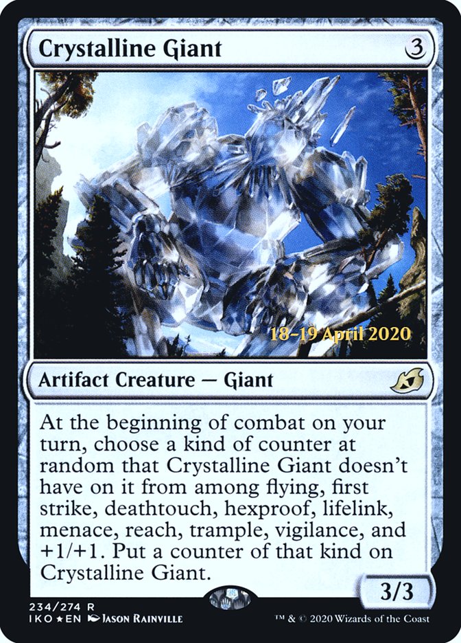 Crystalline Giant [Ikoria: Lair of Behemoths Prerelease Promos] | Gamers Paradise
