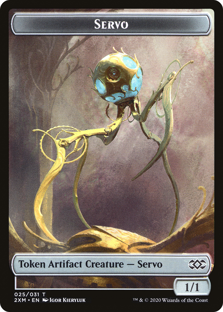 Human Soldier // Servo Double-Sided Token [Double Masters Tokens] | Gamers Paradise