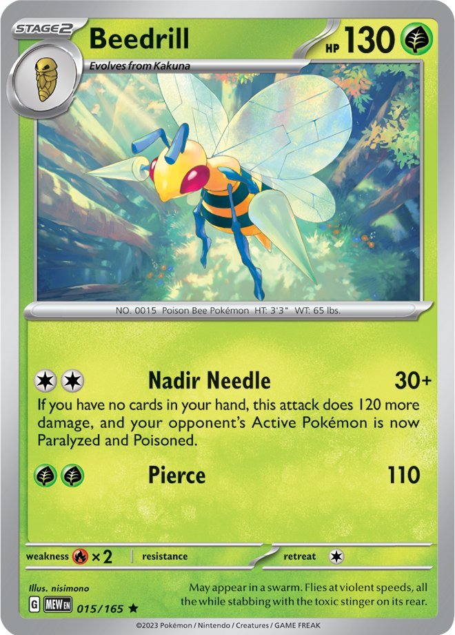 Beedrill (015/165) [Scarlet & Violet 151] | Gamers Paradise