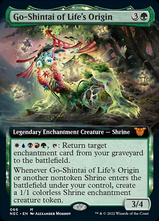 Go-Shintai of Life's Origin (Extended Art) [Kamigawa: Neon Dynasty Commander] | Gamers Paradise
