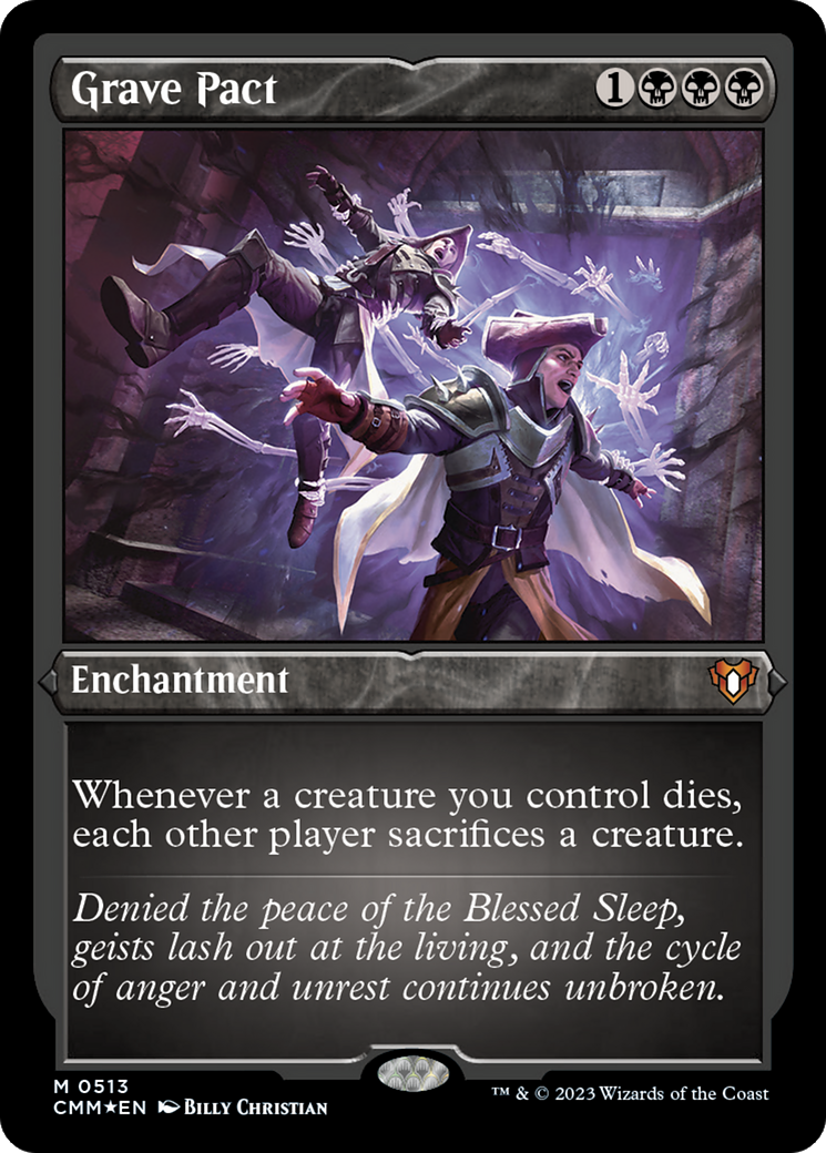 Grave Pact (Foil Etched) [Commander Masters] | Gamers Paradise