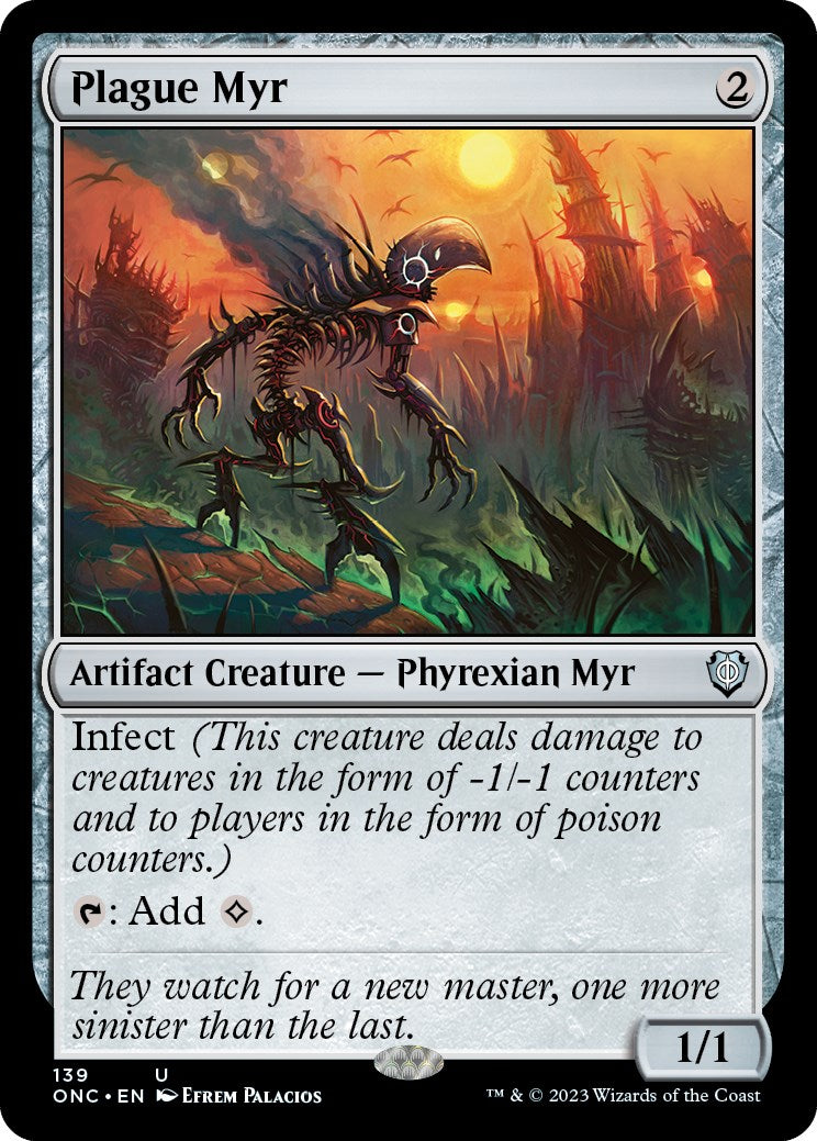 Plague Myr [Phyrexia: All Will Be One Commander] | Gamers Paradise