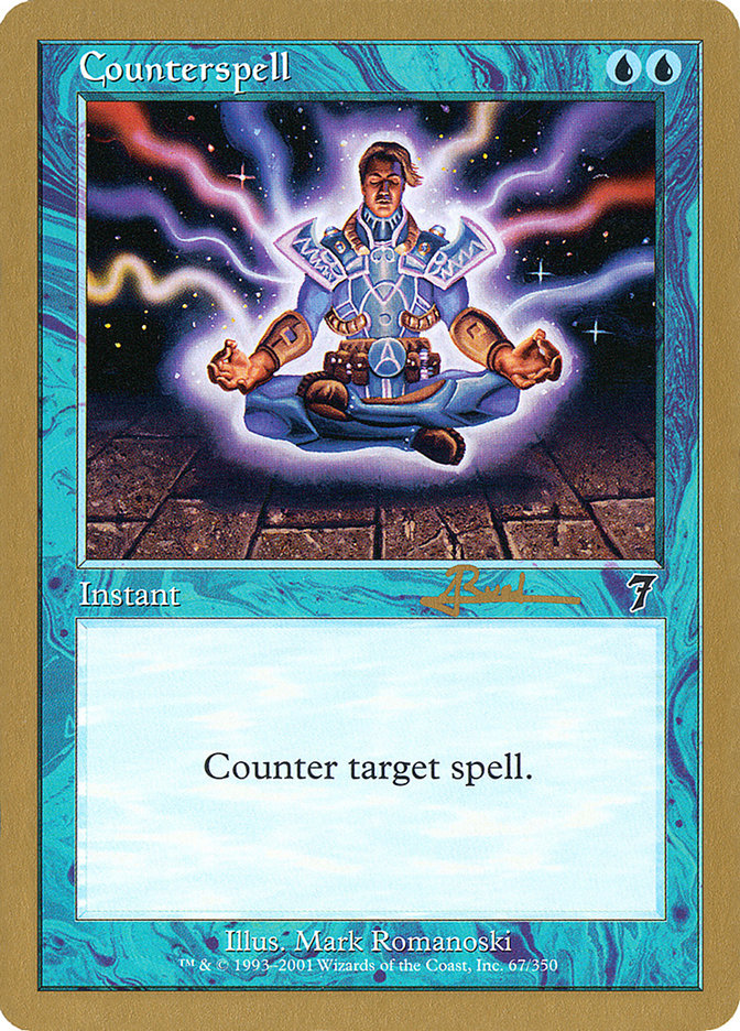 Counterspell (Antoine Ruel) (7ED) [World Championship Decks 2001] | Gamers Paradise