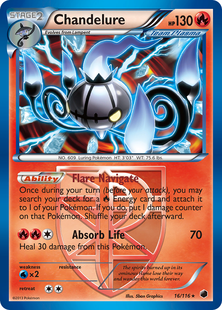 Chandelure (16/116) [Black & White: Plasma Freeze] | Gamers Paradise