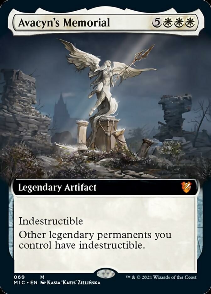 Avacyn's Memorial (Extended Art) [Innistrad: Midnight Hunt Commander] | Gamers Paradise