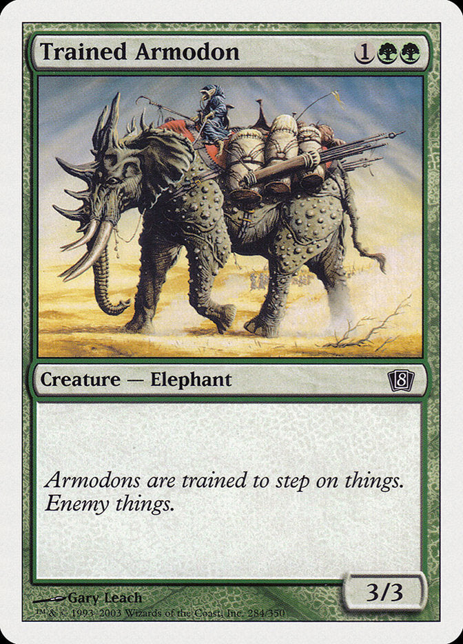 Trained Armodon [Eighth Edition] | Gamers Paradise