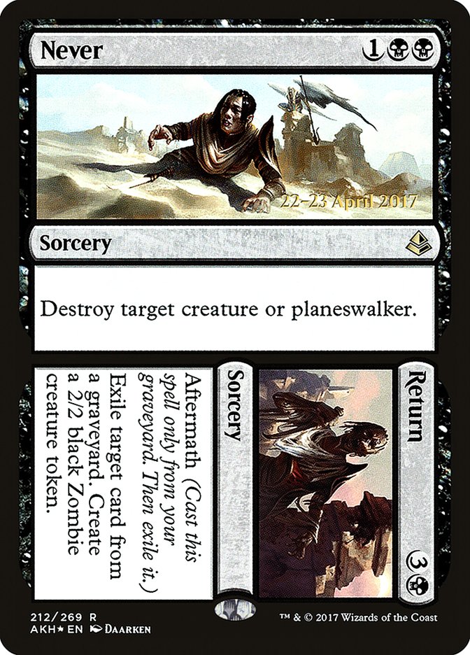 Never // Return [Amonkhet Prerelease Promos] | Gamers Paradise