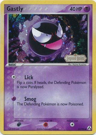 Gastly (52/92) (Stamped) [EX: Legend Maker] | Gamers Paradise