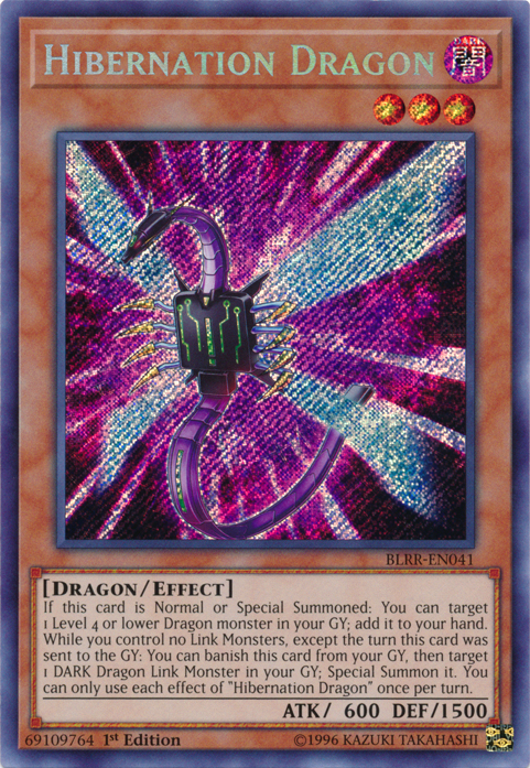 Hibernation Dragon [BLRR-EN041] Secret Rare | Gamers Paradise