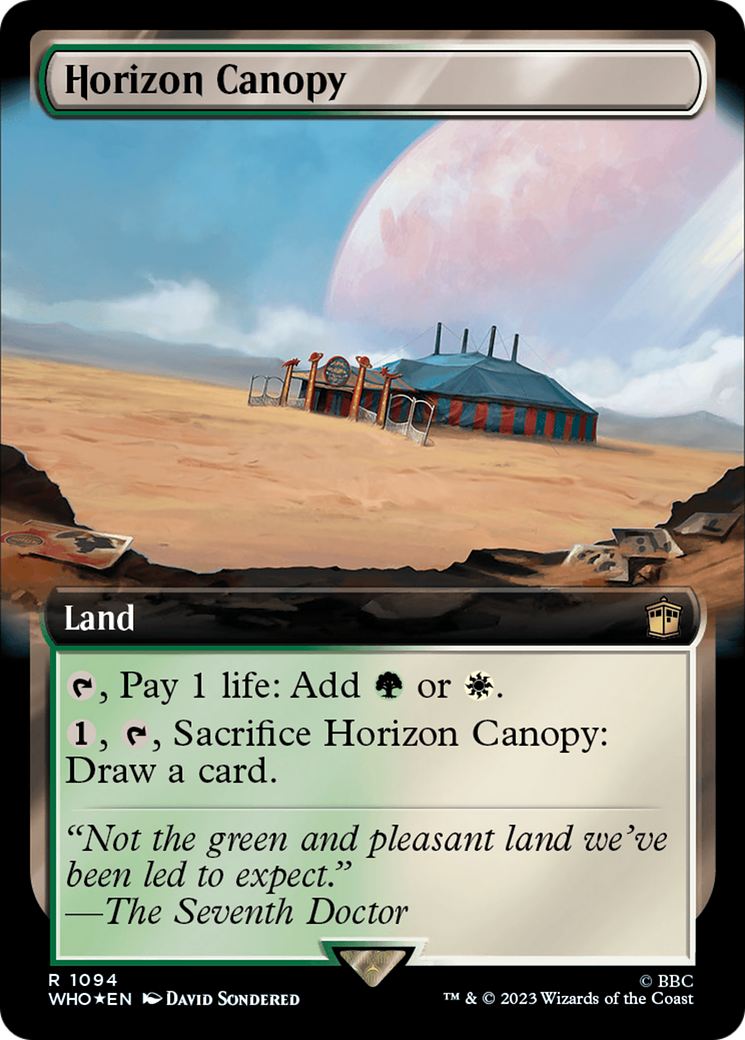 Horizon Canopy (Extended Art) (Surge Foil) [Doctor Who] | Gamers Paradise