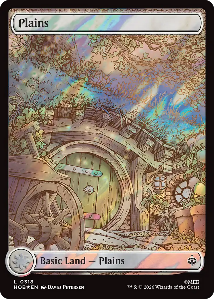 Plains (0318) (Surge Foil) [The Hobbit] | Gamers Paradise