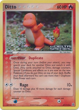 Ditto (37/113) (Stamped) [EX: Delta Species] | Gamers Paradise