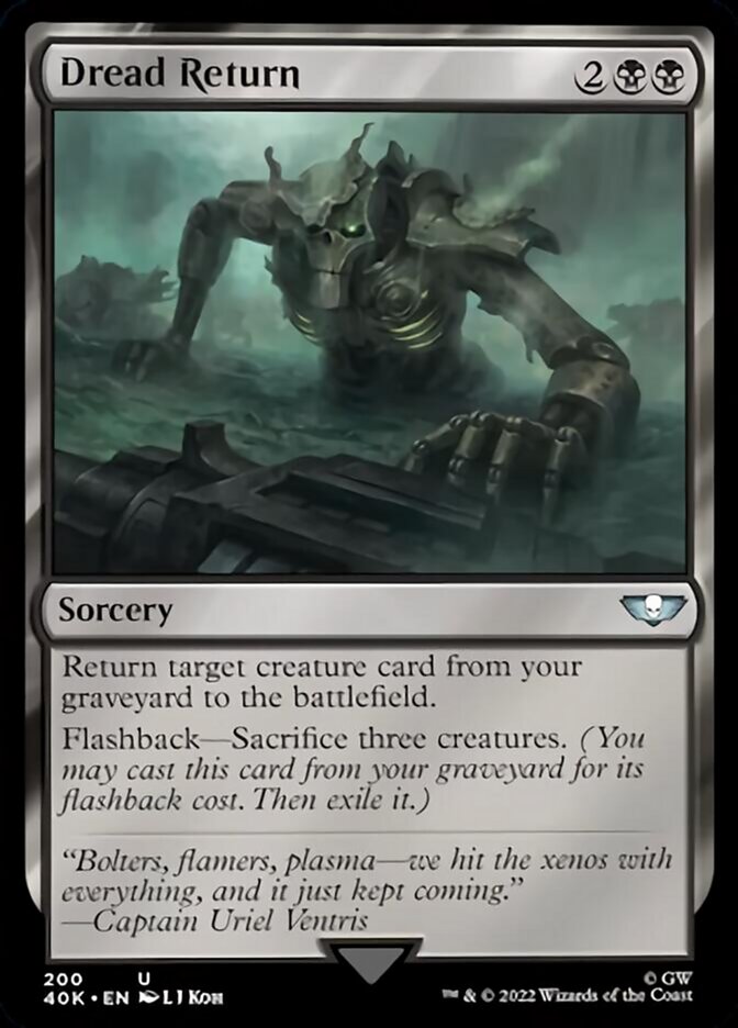 Dread Return (Surge Foil) [Warhammer 40,000] | Gamers Paradise