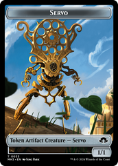 Illusion (Ripple Foil) // Servo Double-Sided Token [Modern Horizons 3 Commander Tokens] | Gamers Paradise