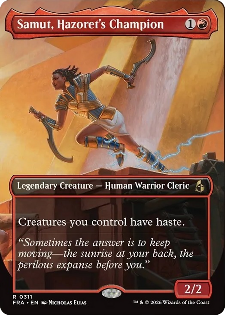 Samut, Hazoret's Champion (Borderless) [Reality Fracture] | Gamers Paradise