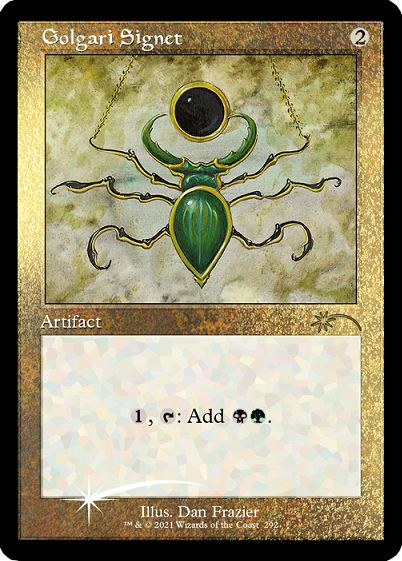 Golgari Signet (Retro) (Foil Etched) [Secret Lair Drop Series] | Gamers Paradise