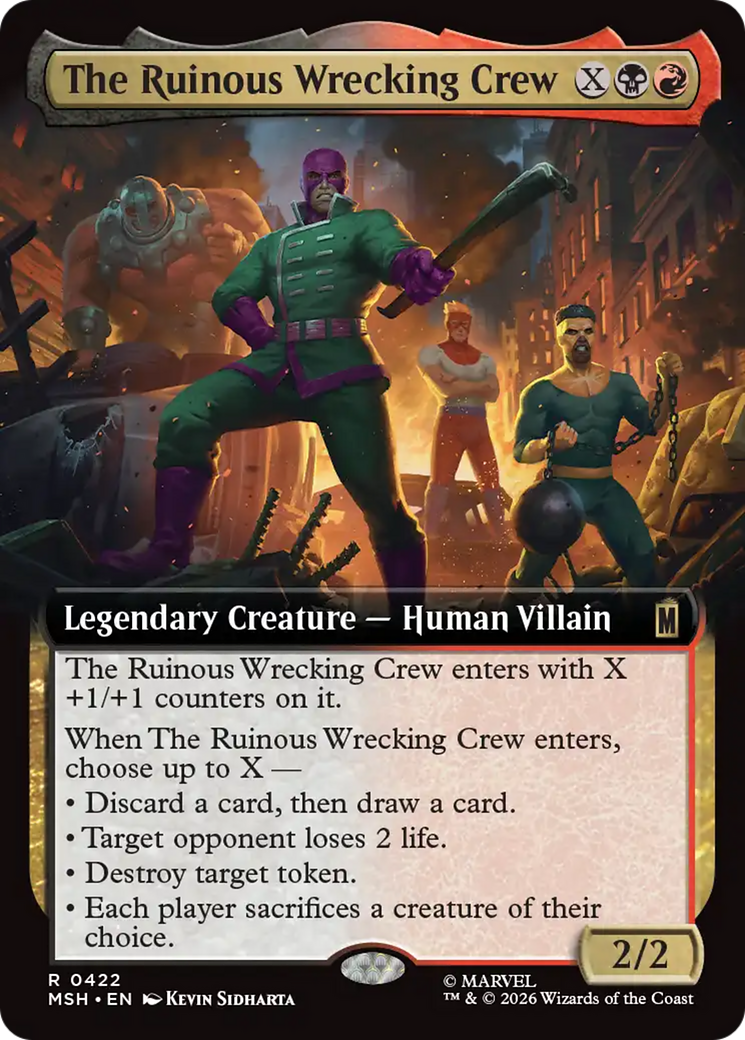 The Ruinous Wrecking Crew (Extended Art) [Marvel Super Heroes] | Gamers Paradise
