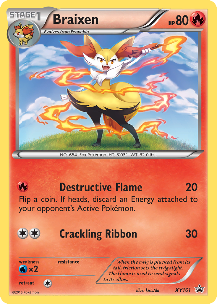 Braixen (XY161) [XY: Black Star Promos] | Gamers Paradise