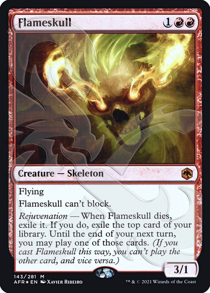 Flameskull (Ampersand Promo) [Dungeons & Dragons: Adventures in the Forgotten Realms Promos] | Gamers Paradise