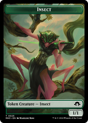 Servo // Insect (0025) Double-Sided Token [Modern Horizons 3 Tokens] | Gamers Paradise