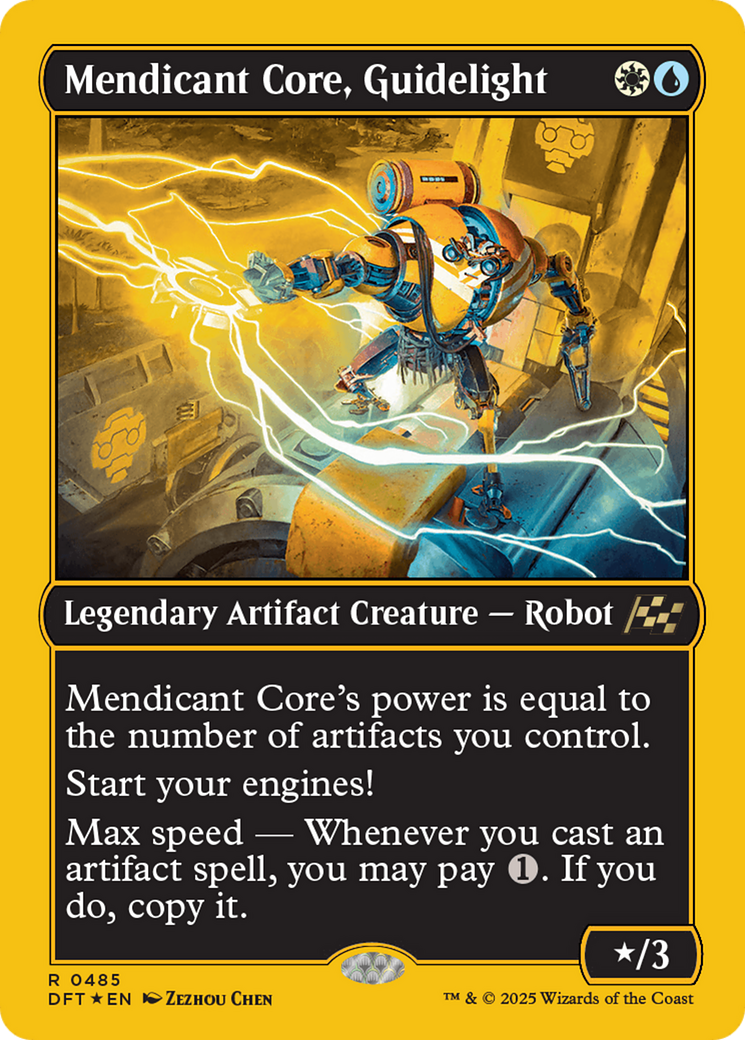 Mendicant Core, Guidelight (First-Place Foil) [Aetherdrift] | Gamers Paradise
