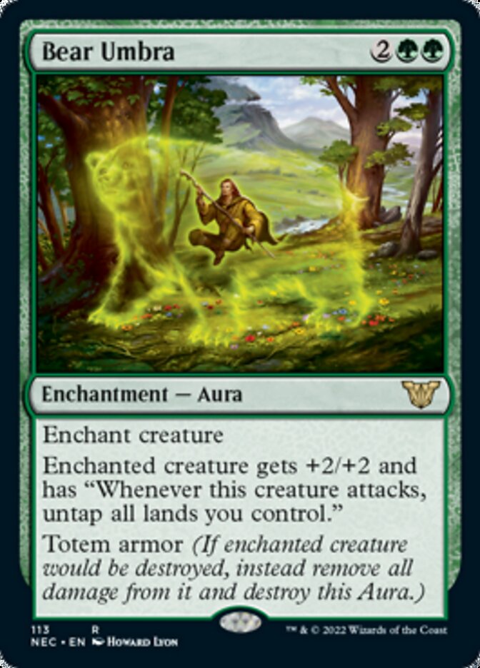 Bear Umbra [Kamigawa: Neon Dynasty Commander] | Gamers Paradise