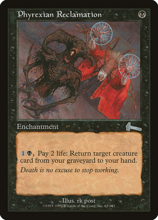 Phyrexian Reclamation [Urza's Legacy] | Gamers Paradise