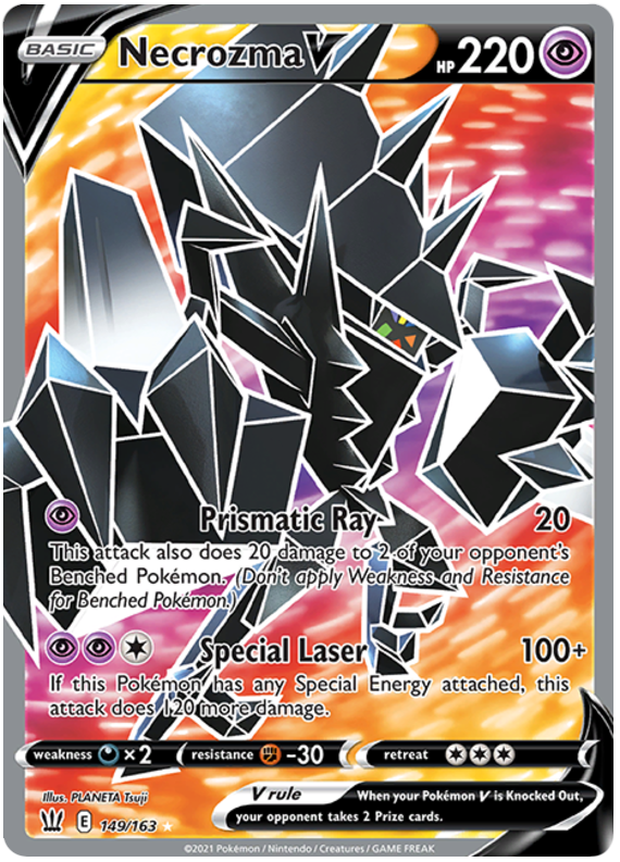 Necrozma V (149/163) [Sword & Shield: Battle Styles] | Gamers Paradise