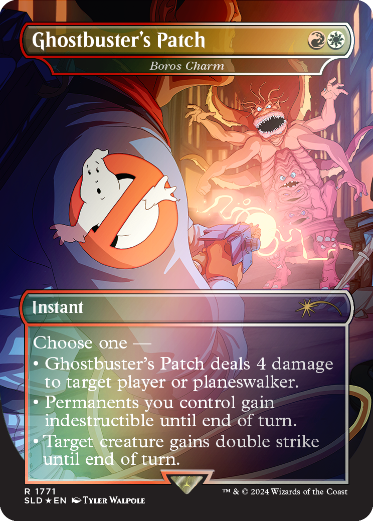 Ghostbuster's Patch - Boros Charm (Rainbow Foil) [Secret Lair Drop Series] | Gamers Paradise