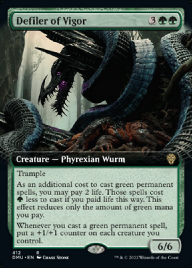 Defiler of Vigor (Extended Art) [Dominaria United] | Gamers Paradise