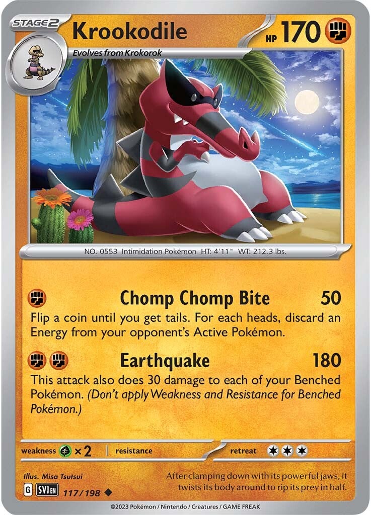 Krookodile (117/198) [Scarlet & Violet: Base Set] | Gamers Paradise