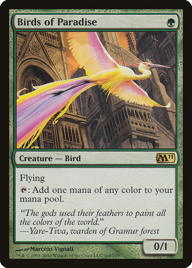 Birds of Paradise [Magic 2011] | Gamers Paradise
