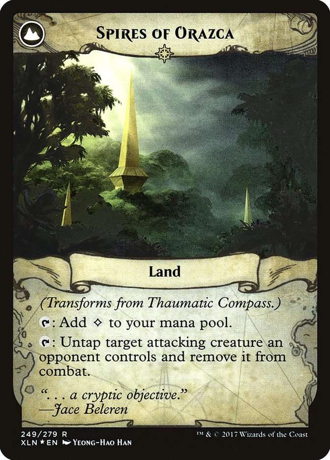 Thaumatic Compass // Spires of Orazca [Ixalan Prerelease Promos] | Gamers Paradise
