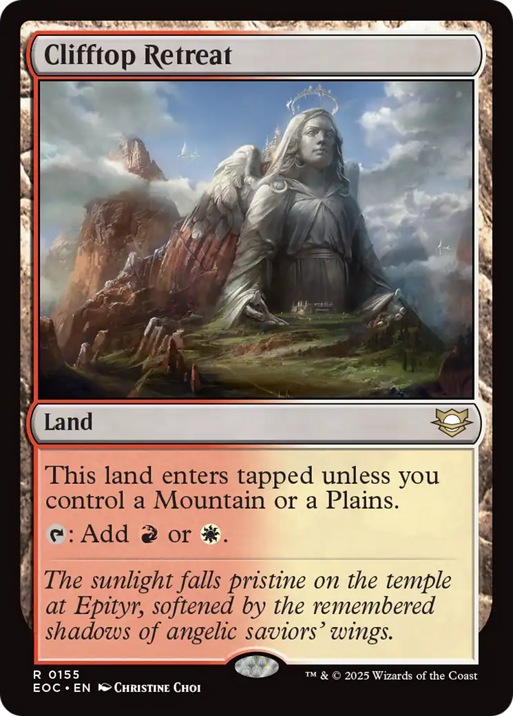 Clifftop Retreat [Edge of Eternities Commander] | Gamers Paradise