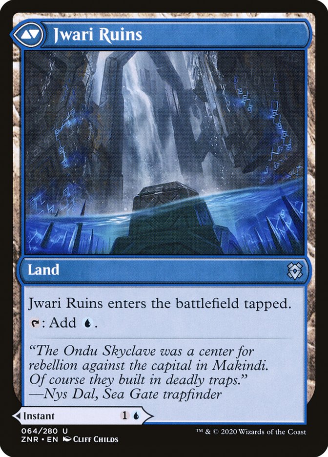 Jwari Disruption // Jwari Ruins [Zendikar Rising] | Gamers Paradise